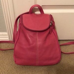 COPY - Tignanello Bubblegum Pink Backpack NWOT Excellent condition